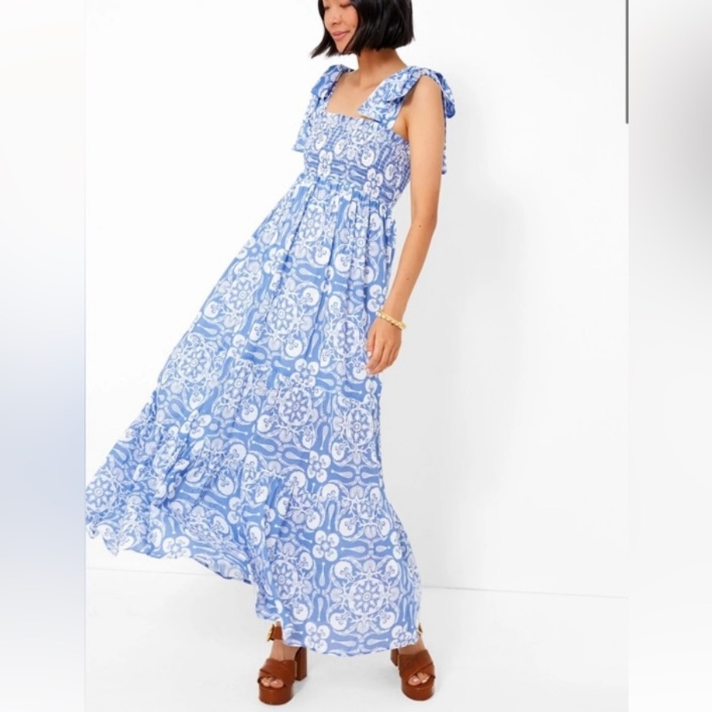 NWT SHERIDAN FRENCH Kelly Dress is Azure Morocco, XS